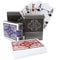Bullets Playing Cards, 2X 54 Plastik Pokerkarten, Doppelpack, 4 Eckzeichen, Jumbo-Index, inklusive Cut-Card, Wasserfest, Spielkarten