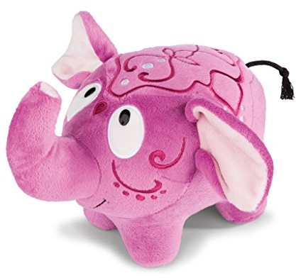 Nici 41341 Jolly Mäh Yoga Kuscheltier Elefant Curcuma, 50 cm