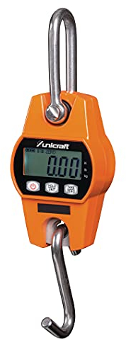 Unicraft Hängewaage HW 50 (kompakte Bauart zum Ermitteln des Gewichts von hängenden Lasten, bis zu 50 kg)
