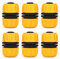 TOPWAYS 6 pack Hose Repair Connector, Quick Fix Extend Connector for 1/2 Graden Hose Pipe (Yellow)