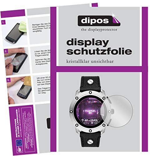 dipos I 2X Pellicola Protettiva Compatibile con Diesel On Smartwatch Axial Pellicola di Protezione Cristallo