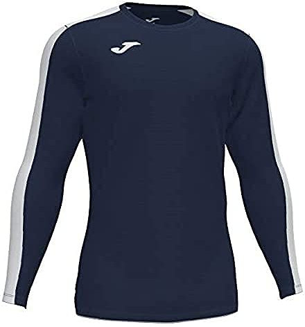 Joma Academy Men's Short Sleeve T-Shirt, Mens, 101658.332, Navy-White, L