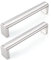 FULGENTE 10 Stück 128mm Satinierter Nickel Möbelgriffe, Edelstahl Chrom Küchengriffe für Küche Kabinett Schlafzimmer Schranktür Griffe Möbel Modern Türknauf Kleiderschrank Zieht Küchenschrank
