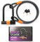 Outdoorzio U Bike Lock Heavy Duty Anti Theft - Weather-Resistant, Pick-Resistant - 3 Keys Bicycle Lock with U Lock Mount - Fits Most Bikes