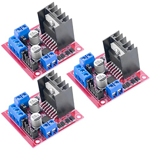 AZDelivery 3 x Doppel H-Brücke DC Motor Controller Board Modul AZ-L298N | kompatibel mit Arduino