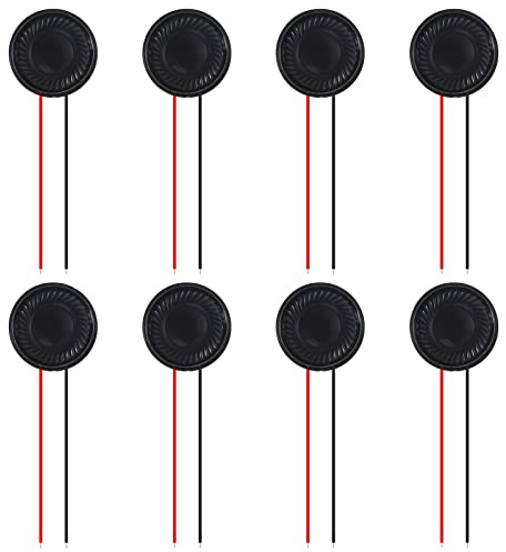 8Pcs 8 Ohm 2W Speaker 8ohm Round 28mm Loud Speakers Compatible with Small Loudspeaker Audio MP3 MP4 Player Speaker