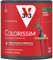 V33 Peinture multi-supports Colorissim® Rouge caprice satin 0,5L