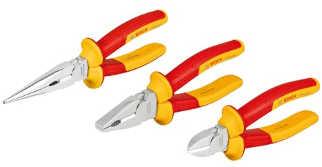 Bosch Professional Set di pinze VDE (3 pezzi)
