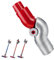 Asdazrxy Unterer Flex Adapter für Dyson V15 V11 V10 V8 V7, Schnellverschluss Winkeladapter, Schnellauslöse Staubsauger Zubehör für Niedrige Reichweite