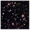 Hubble Extreme Deep Field Poster von NASA 50 x 50 cm Schwarz Wandbilder Wanddeko