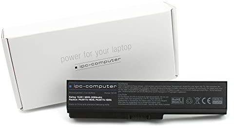 IPC-Computer Akku kompatibel zu Toshiba Satellite L650, L670, L655, A665, C660 - PA3817U-1BRS mit 56Wh