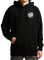SANTA CRUZ Herren Pullover Hooded Heavyweight Sweatshirt Opus Dot Skate Sweatshirt, Schwarz/Weiß, Large