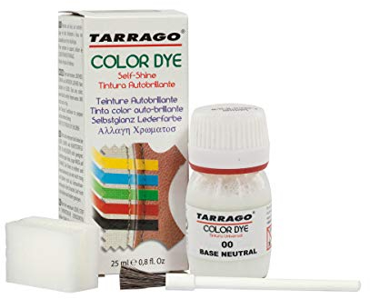 Lederfarbe Color für Naturleder, Synthetik und Textil | Lederfärbemittel 25 ml | Farbstoff für Schuhe ((00) Farblos)