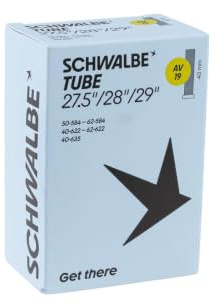 Schwalbe Unisex – Erwachsene Av 19 Schlauch, Silber, 27.5/28/29x1.50-2.40 Zoll