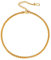 PROSTEEL Bracelet de Cheville Femme Plaqué Or Chaîne de Pied Ajustable 3mm/22+5cm Rope Chain Anklet