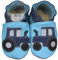 HOBEA-Germany Krabbelschuhe für Jungs und Mädchen in verschiedenen Designs 24/25, Traktor blau