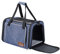 Trasportino per Cani e Gatti, ENSOBO Materiale Denim Resistente ai Graffi Trasportino Gatto Pieghevole, Trasportino Morbido e Traspirante Cane, Borsa Trasportino per Viaggio Sull' Aereo con Tracolla