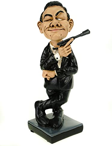 James Agent Movie Funny Poly Figur Stratford Karikatur Skulptur Kino Film