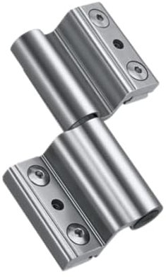 CERNIERA A 2 ALI PER PORTE CON PROF FINESTRA PROFILO R40 FAPIM VENICE BABY 5613 Nero Opaco Anodizzato
