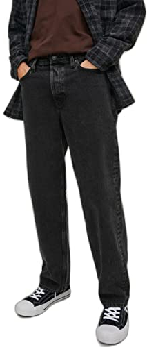 JACK & JONES Jjieddie Jjoriginal CJ 275 SN Pantaloni, Denim Nero, 28W x 32L Uomo