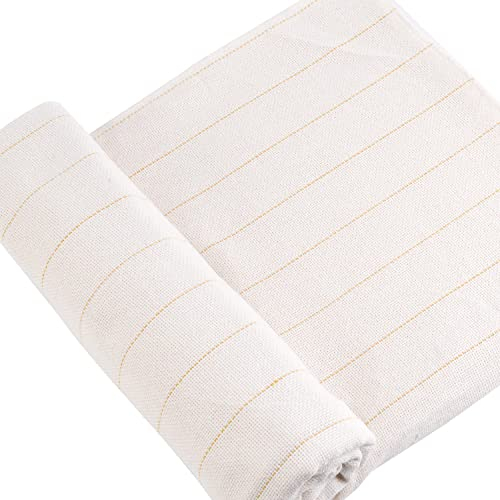 Bojuzhi Großes Tufting-Tuch für Stanznadel, primäres Mönchstuch mit markierten Linien, Nadelwerkstoff für Teppich-Tufting-Pistole, geeignet für handgemachte Stickerei (100×150CM)