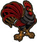 Samunshi Bad Rooster Aufkleber Autoaufkleber für Motorrad Fahrrad Roller oder Auto Sticker Hahn und Hühner Gockel (13x15cm Bad Rooster)