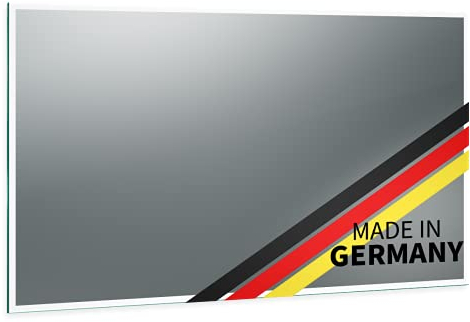 Spiegel ID Siena: LED Badspiegel mit Beleuchtung 40x70cm (Breite x Höhe) - nach Wunsch anpassen - Made in Germany - Beleuchtung: rundherum - Lichtfarbe: kaltweiß