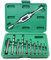 3-19mm 11-Tlg Schraubenausdreher Set, Linksbohrer-Satz, Linksbohrer und Ausdreher Set Profi für Beschädigte Schrauben Bolzen-HSS Bohrer-Titan-nitriert