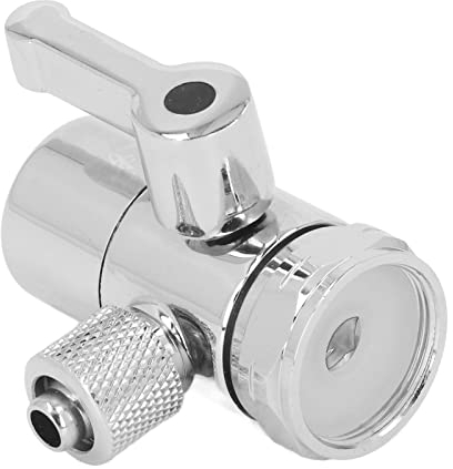 Pssopp Umstellventil 3/8 Inch Wasserhahnadapter M22 Buchse Duschkopfadapter für Küchenspüle oder Badezimmer