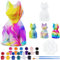 Vicloon Paint Your Own Cat Lamp Kit, DIY Geometric Cat Art Craft Painting Kits for Teens Girls Boys, Art and Crafts Painting Kit for Kids Ages 3-12+, Art Supplies Creative Gifts for Birthday Party
