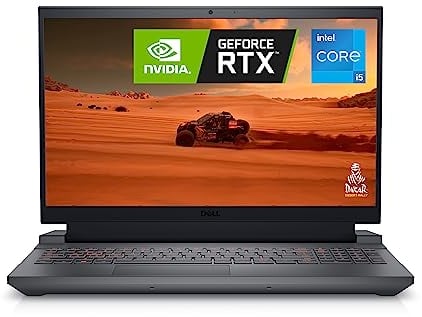 Dell G15 5530 Gaming Laptop | 15.6'' FHD 165Hz 3ms Display | Intel Core i5-13450HX | 16 GB RAM | 512 GB SSD | NVIDIA GeForce RTX 4050 | Windows 11 | QWERTZ