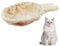 12-inch Cat Hammock, Large Cat Tree Tower Replacement Nest Basket Lounger Hammock Bed for Cat Tree Cat Tower Replacement Cat Tree Accessories Hammock Attachment (Beige)