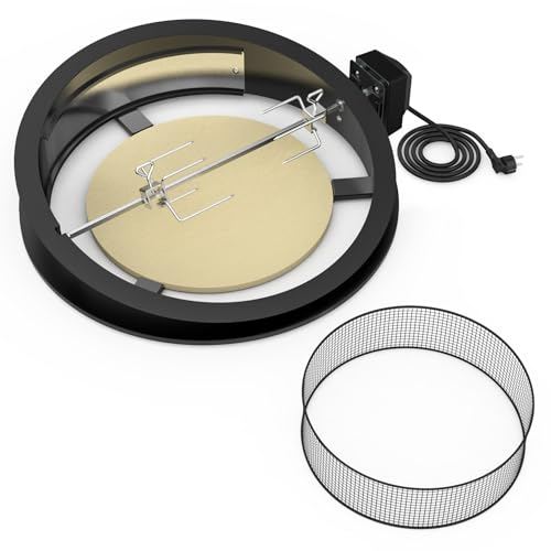 onlyfire Kit de Asador Multifunción para Barbacoa con Kit Horno para Pizza para Weber 57 cm Kettle Charcoal Grill, Anillo para Cesta de Carbón Incluido