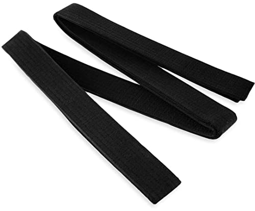 Wedhapy Schwarzgürtel Karate Martial Arts Belt Display Karate Taekwondo Gürtel Do Schwarzgürtel Mode gewaschener schwarzer Gürtel Kampfkunst Kendo Karate Judogürtel