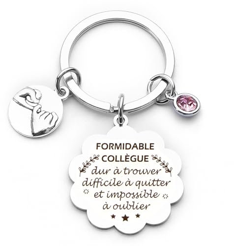 Cadeau Collègue Porte Clef CollèGue Cadeau DéPart Collègue Cadeau Retraite Femme Homme Original Cadeau Collegue De Travail Femme Cadeau Merci Cadeau Depart Collegue De Travail Porte Clés Personnalisé