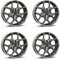 4x Borbet Felgen Y 7.5x17 ET37 5x120 titan matt kompatibel mit BMW 1er 2er 3er 4er 5er X3 X4 Z3 Z4
