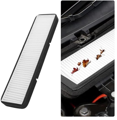 2 filtri di aspirazione dell'aria di ricambio compatibili con Tesla Model 3 2017 2018 2019 2020 accessori, filtro dell'aria per cabina e ingresso, accessori di aspirazione del filtro dell'aria per