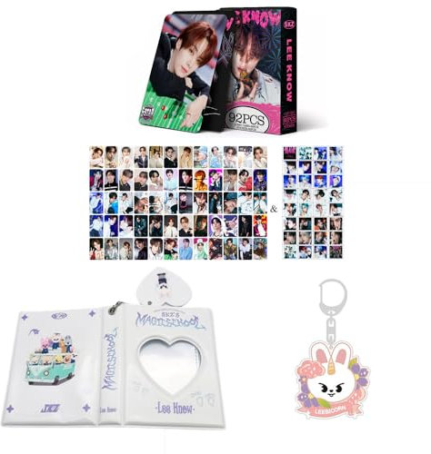 SKZ Merch 60 Fotokarten 32 Aufkleber SKZOO Album Buchhalter Schlüsselanhänger Stay Schlüsselanhänger (Lee Know)