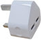 Dual USB Plug Fast Charger - 2A Double Charging Plug Adapter - Dual Mains Charger Fast Charging Plugs With USB Port UK - Compatible With Samsung iPhone 15 14 13 12 11 - By Electoys