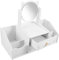 Didiseaon Makeup Vanity Organizer Cosmetic Storage Desktop Mirror Jewelry Organizer Bathroom Vanities Space-saving