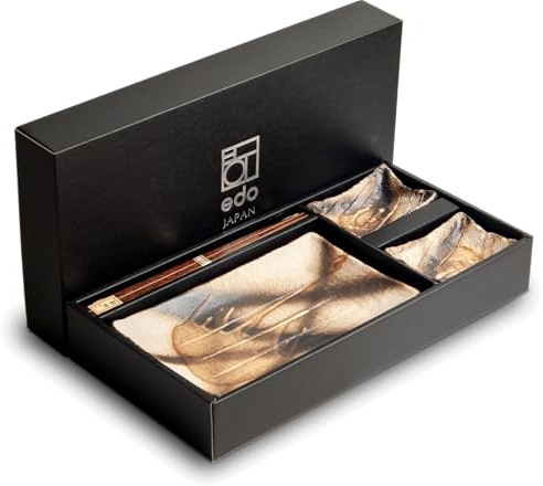 Edo Japan - Mata - Japanisches Sushi Geschirr-Set - 6-teilig - 2 Personen - Starke Qualität - Made in Japan