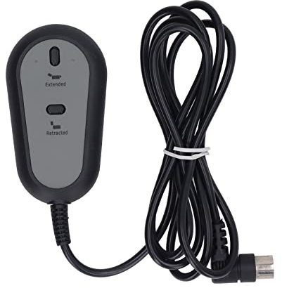 Aoveew Controlador reclinable eléctrico, 2 Botones, 8 Pines, Control Manual para Silla elevadora, Mando a Distancia para Okin, Dewert, Limoss y Kaidi