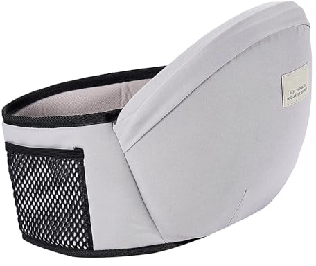 Porte-Bébé Hanche Doux Antidérapant Ergonomique | Siège Hanche Pour Sorties Quotidiennes, Voyages Et Aventures En Plein Air : Randonnée, Marche, Camping, Courses,