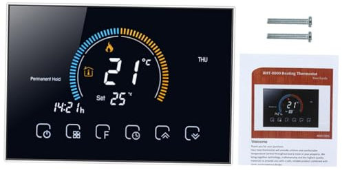 Lurrose 1 Set Smart Thermostat Fußbodenheizungsthermostat Smart Heizkörperthermostat Controller Heimthermostat Haushaltsgeräte Bodenthermostat Digitalthermostat Sicherer Thermostat