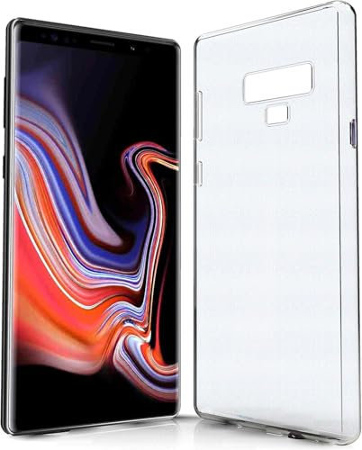 N NEWTOP Custodia Cover Compatibile con Samsung Galaxy Note 9, Morbido TPU CLEAR Gel Silicone Anti Graffio Trasparente Slim Sottile Flessibile Case Guscio Posteriore Proteggi