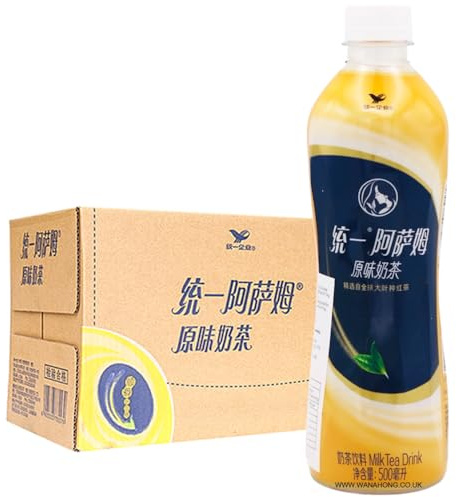 UNI Assam Milk Tea Drink 統一 阿薩姆奶茶 500ml (Box of 15 Bottles)