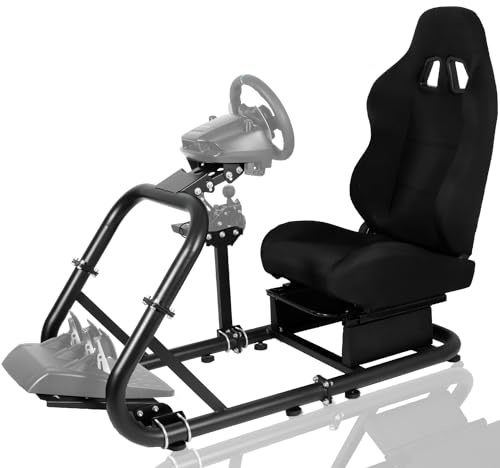 Professional Driving Mount for Racing, Sturdy Design for Enhanced Stability, Compatible with Major Steering Wheels