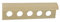 Profilo Jolly Per Piastrelle In Pvc. Colore Beige. H. Cm 270.