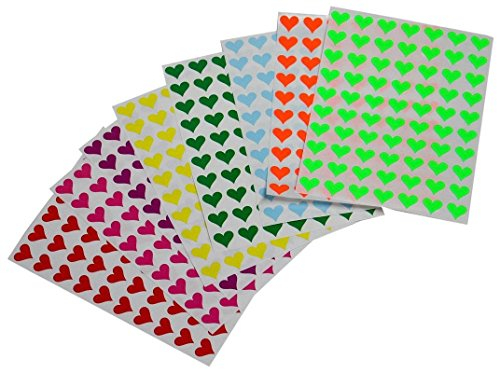 Royal Green Aufkleber in 8 Farben, Etiketten für Geschenkverpackungen, Basteln, 13 mm, 560 Stück