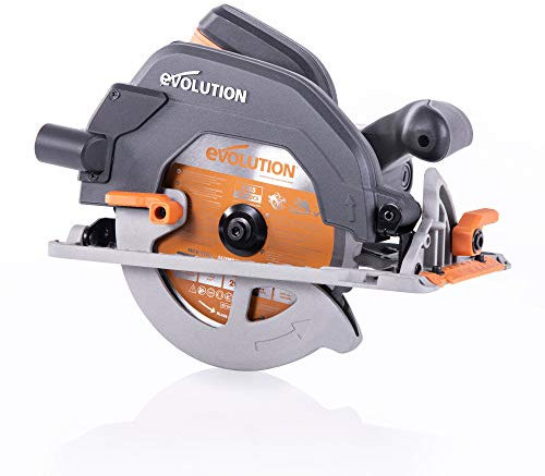 Evolution Power Tools R185CCS 7-1/4 TCT Multi-Material Cutting Circular Saw, 7-1/4, Orange